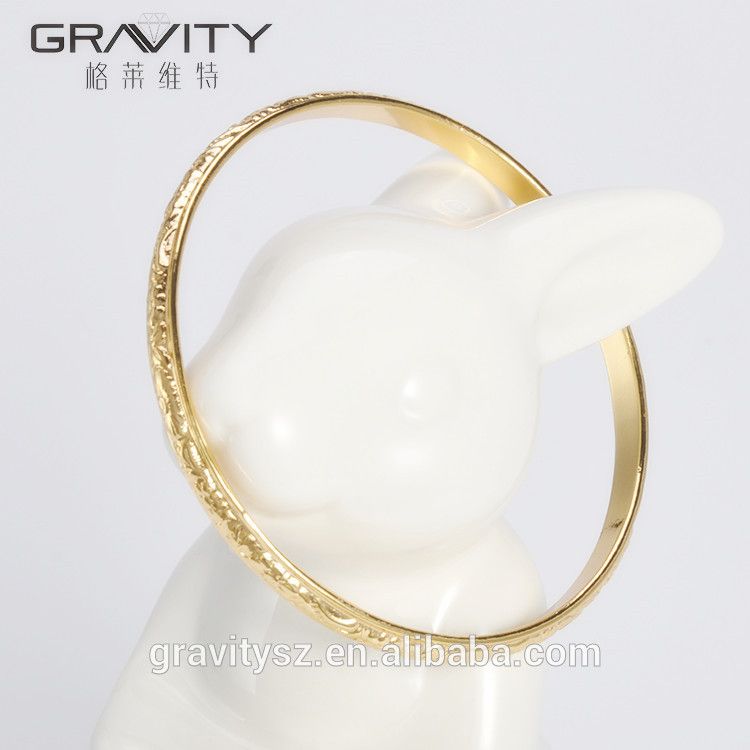 SZCG0005 Shenzhen Gravity hot-selling Free Shipping new fashion saudi 18 carat custom fine gold bangle
