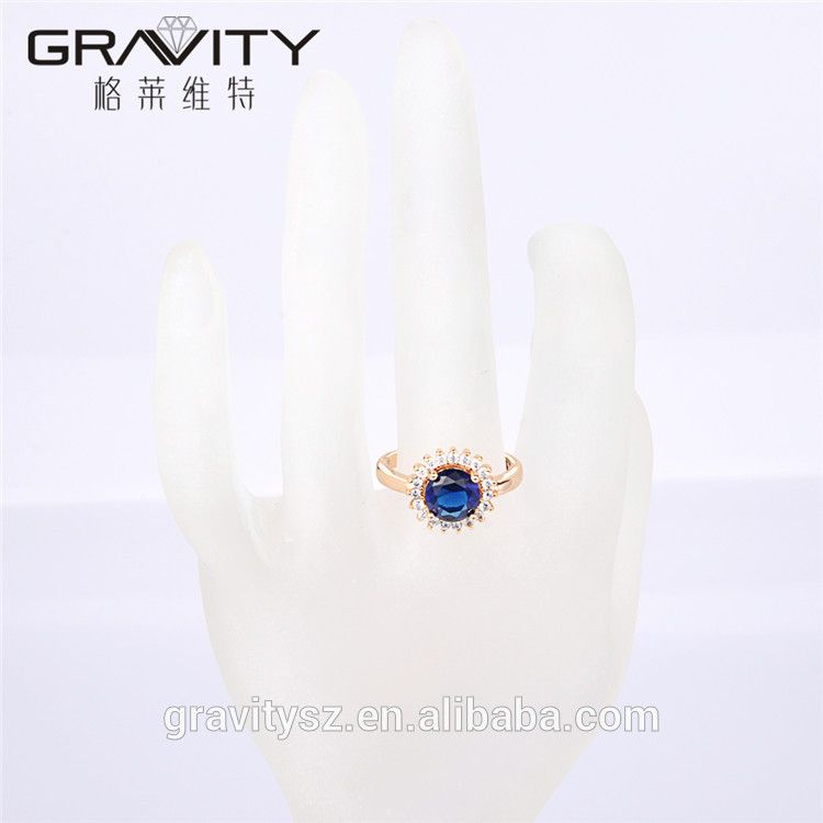 TZXG0087 Gravity fashion Dubai Unique Elegant Blue Stone 18K Gold Body Jewelry Set Factory Direct Price For Ladies Jewelry set
