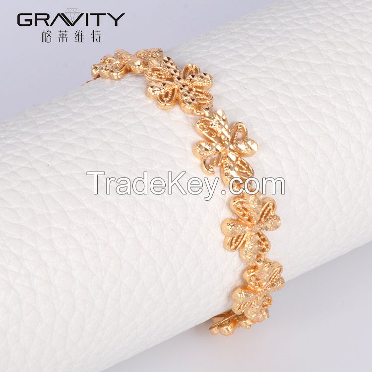 Gravity Online wholesale fashion gold plated bracelet for ladies