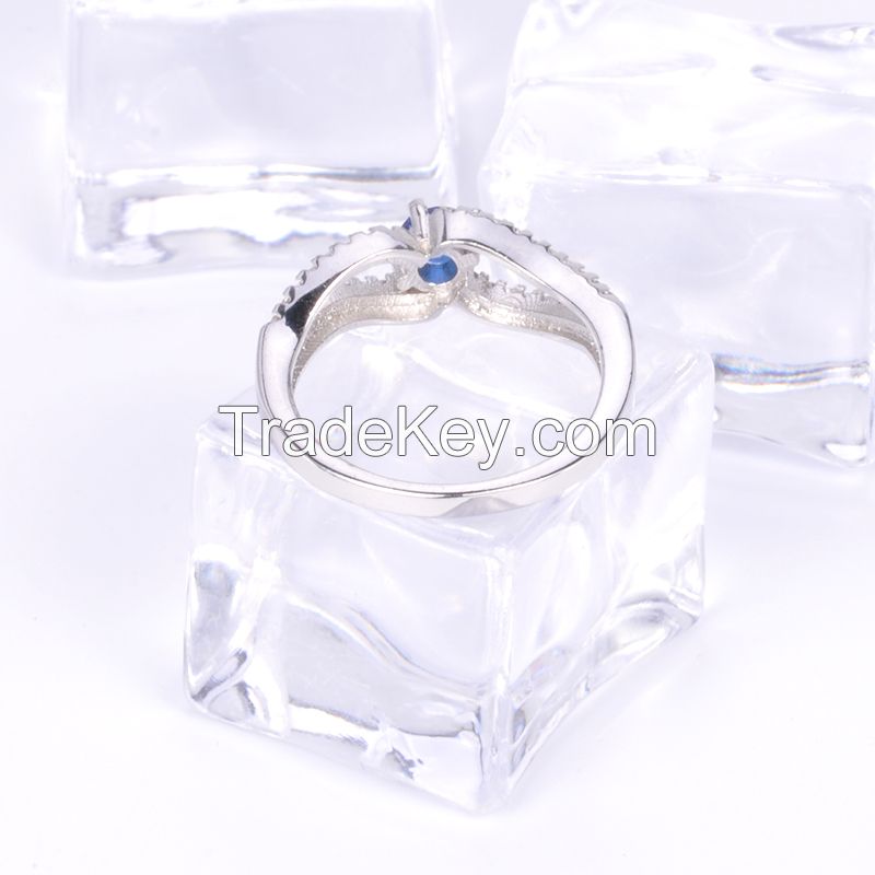 wholesale indian handmade cnc wedding jewelry ring,single stone stainless steel silver engagement white gold ring