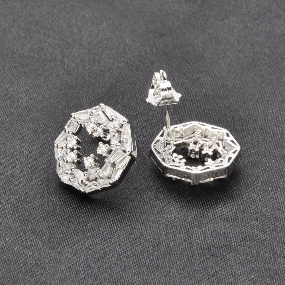 price of womens silver stud diamond drop jewellery earrings