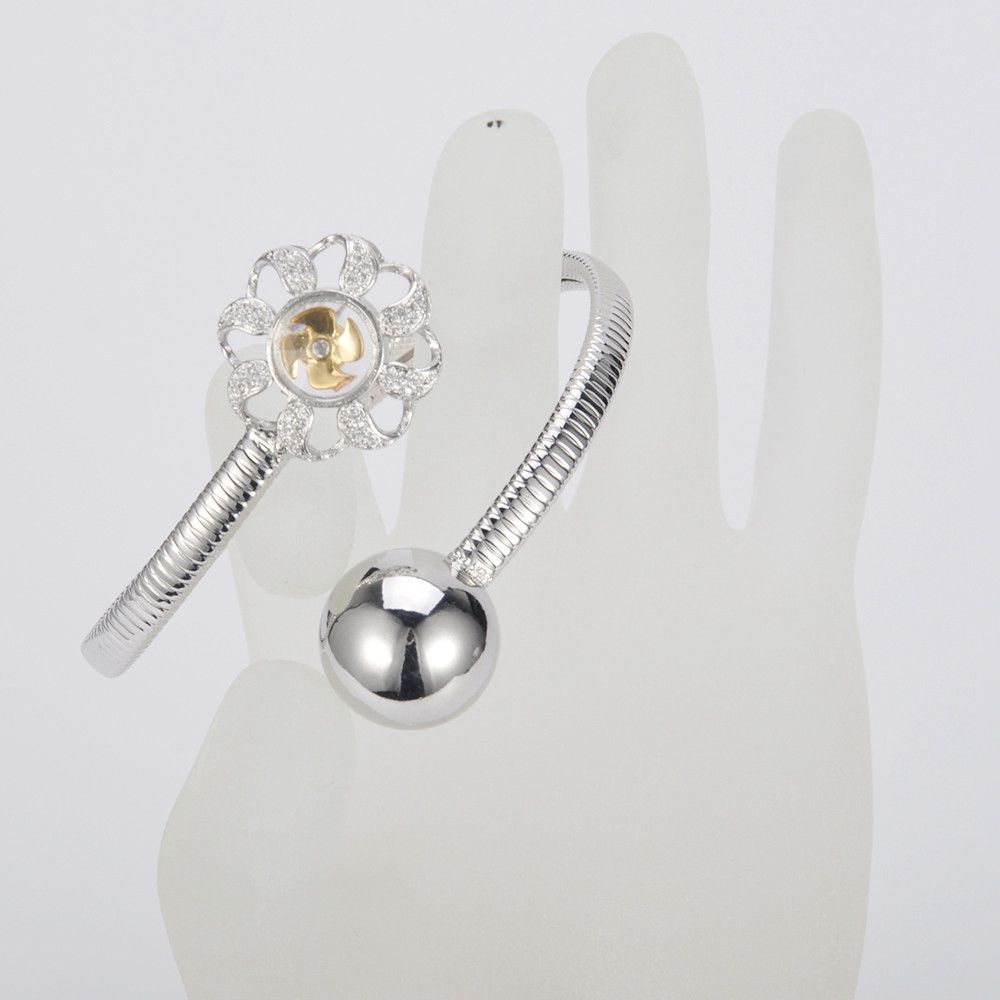 expandable crystal argento 925 sterling silver white gold bangle charm bracelet