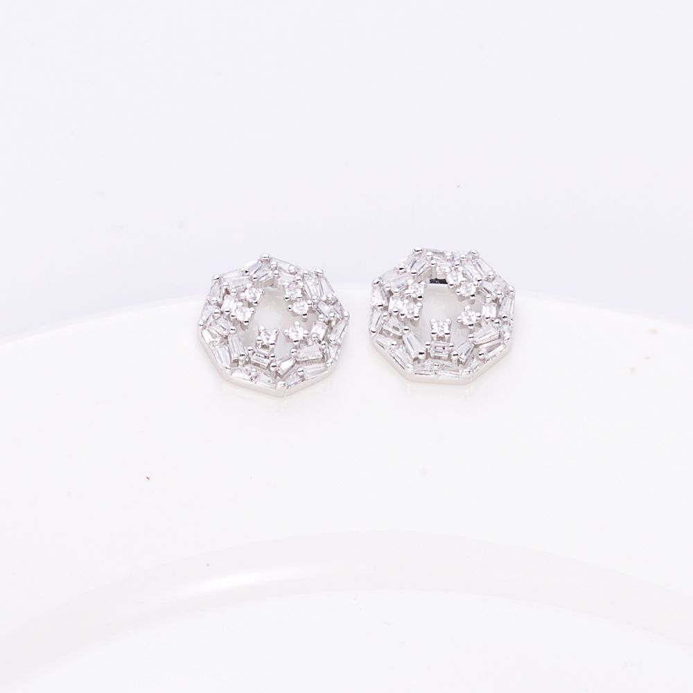 price of womens silver stud diamond drop jewellery earrings