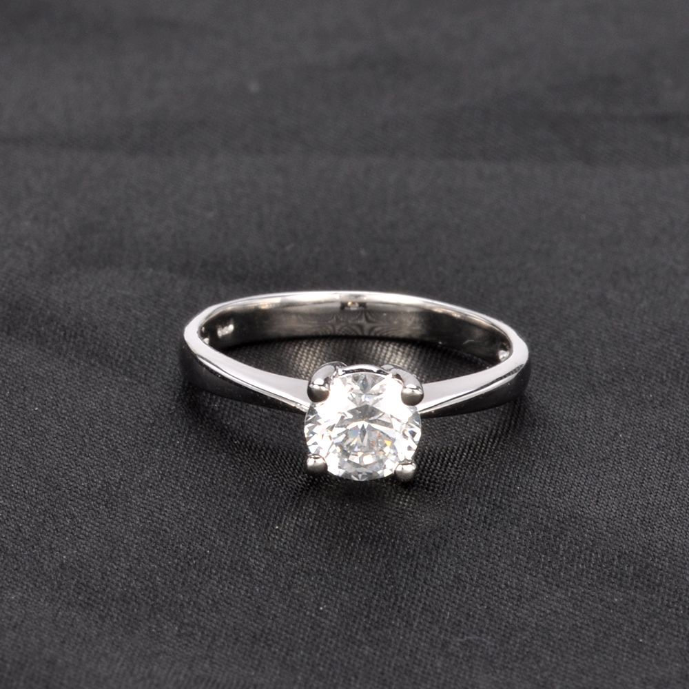 Engagement rings jewelry princess cut women couple 2 carat diamond engagement and wedding handmade ring set