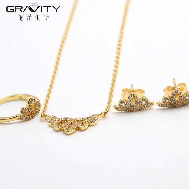 Jewelry Gift Set Antique Jewelry 18K Gold Plated 