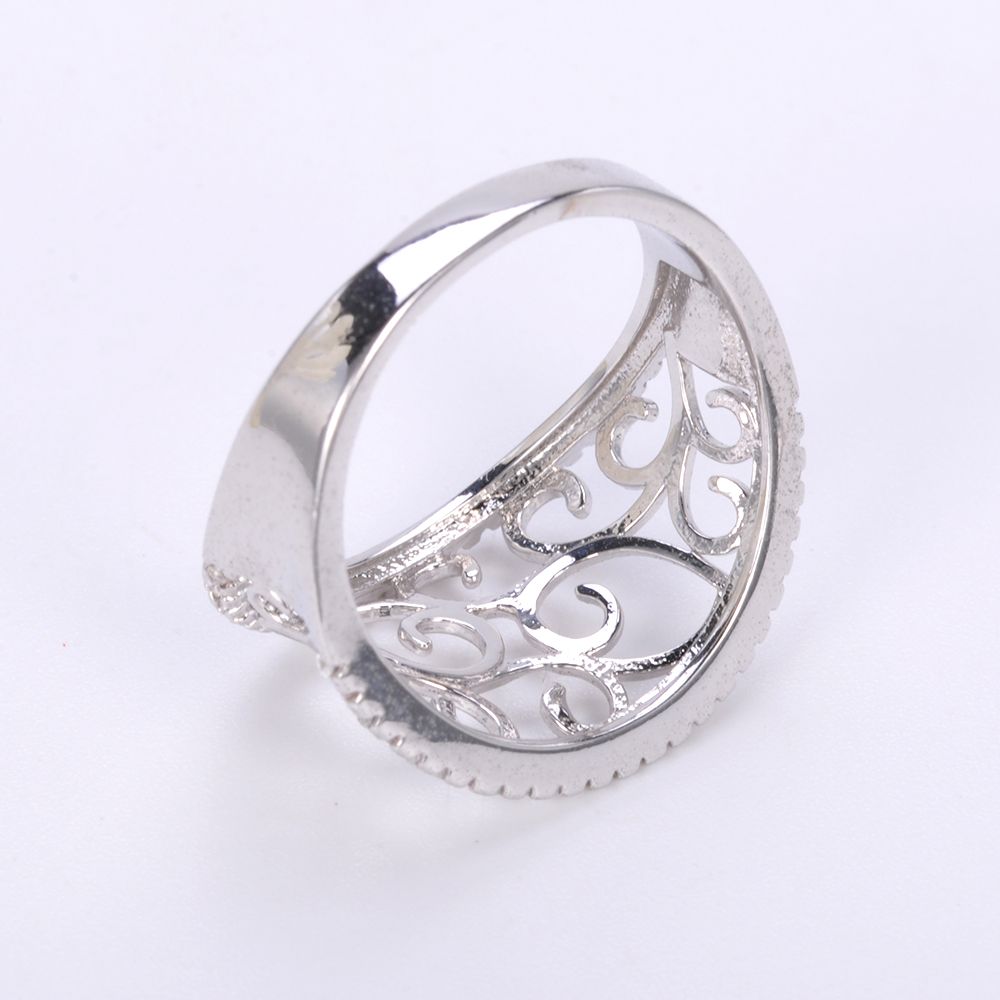 Custom Wedding Band Latest CZ  White Gold Ring Jewelry Women Fashion Design Cubic Zirconia