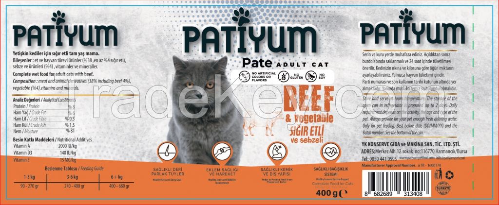 High Protein Cat Food - For Active and Happy Cats