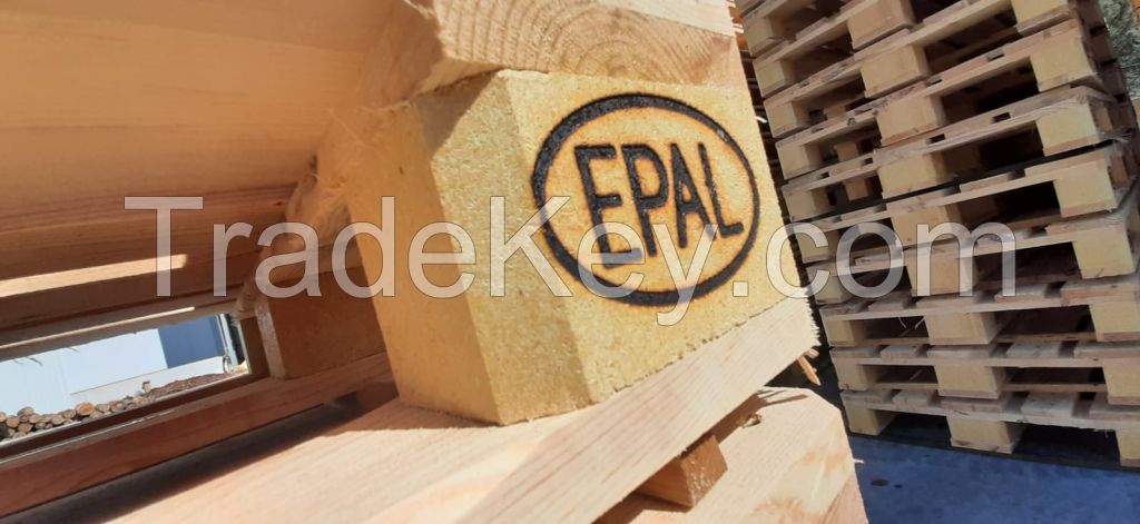 EPAL Certified Durable Wood Pallet - High Quality and Long-Lasting Storage Solution