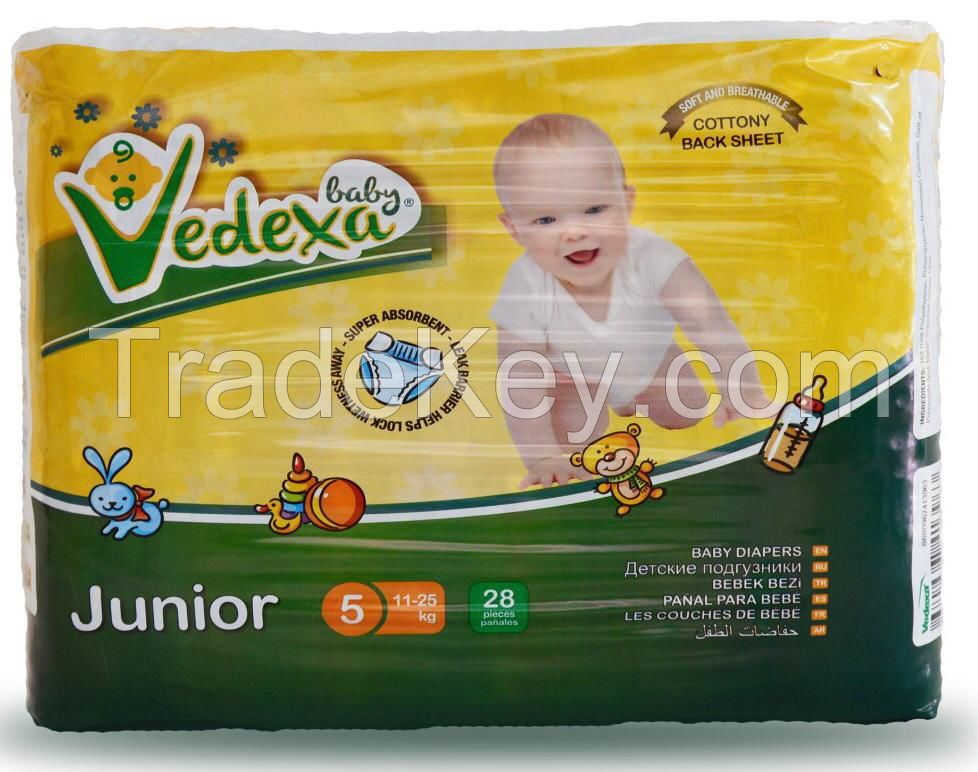 High-Quality Disposable Baby Diapers - Soft, Absorbent, and Comfortable