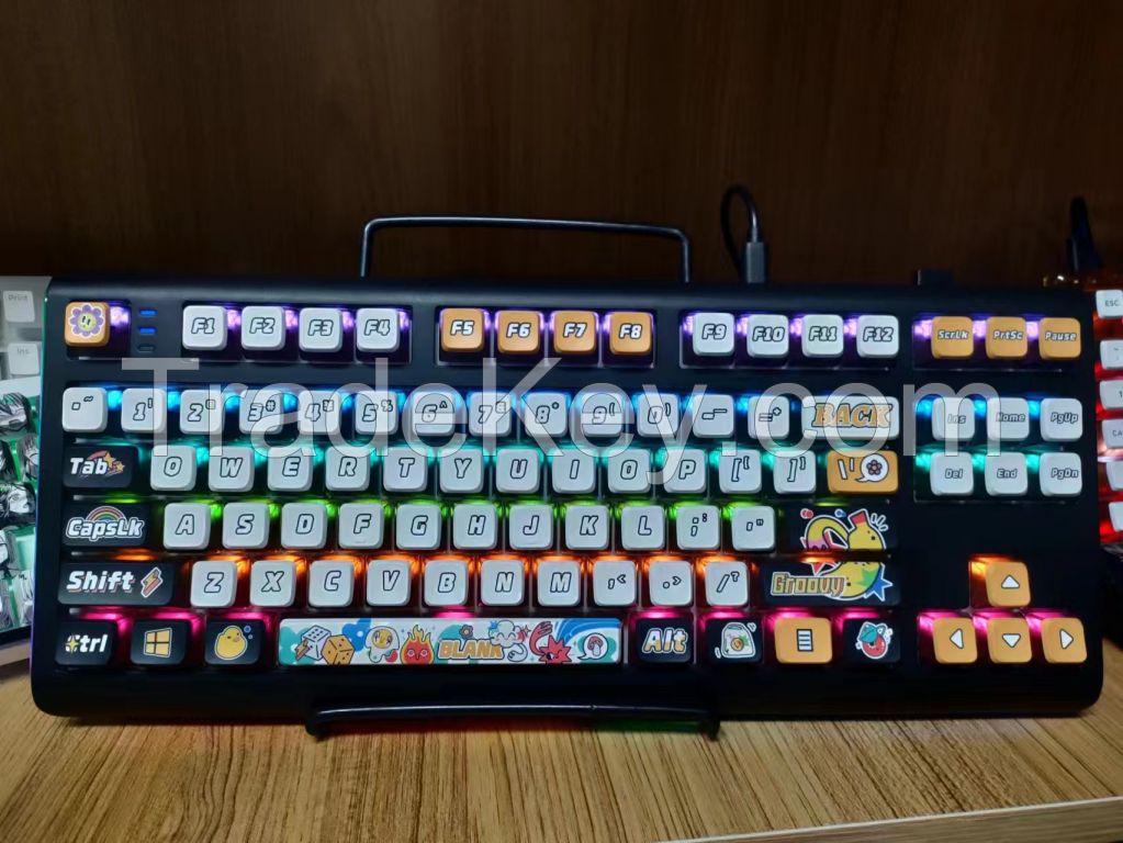 Compact 87 Keys gaming mechanical keyboard