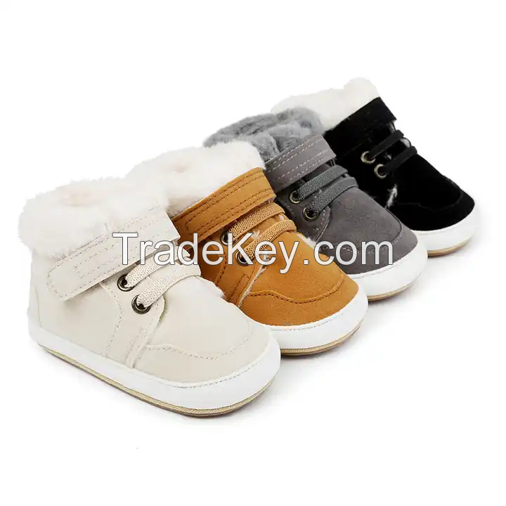 2023 Fashionable Ankle-height Baby Boots Warm Winter Boot