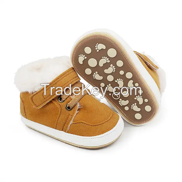 2023 Fashionable Ankle-Height Baby Boots Warm Winter Boot