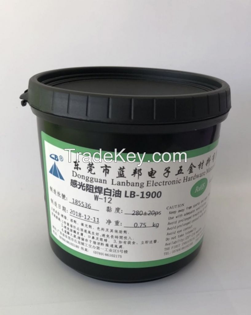 White Liquid Photoimageable &amp; Solder Resist Printing Ink