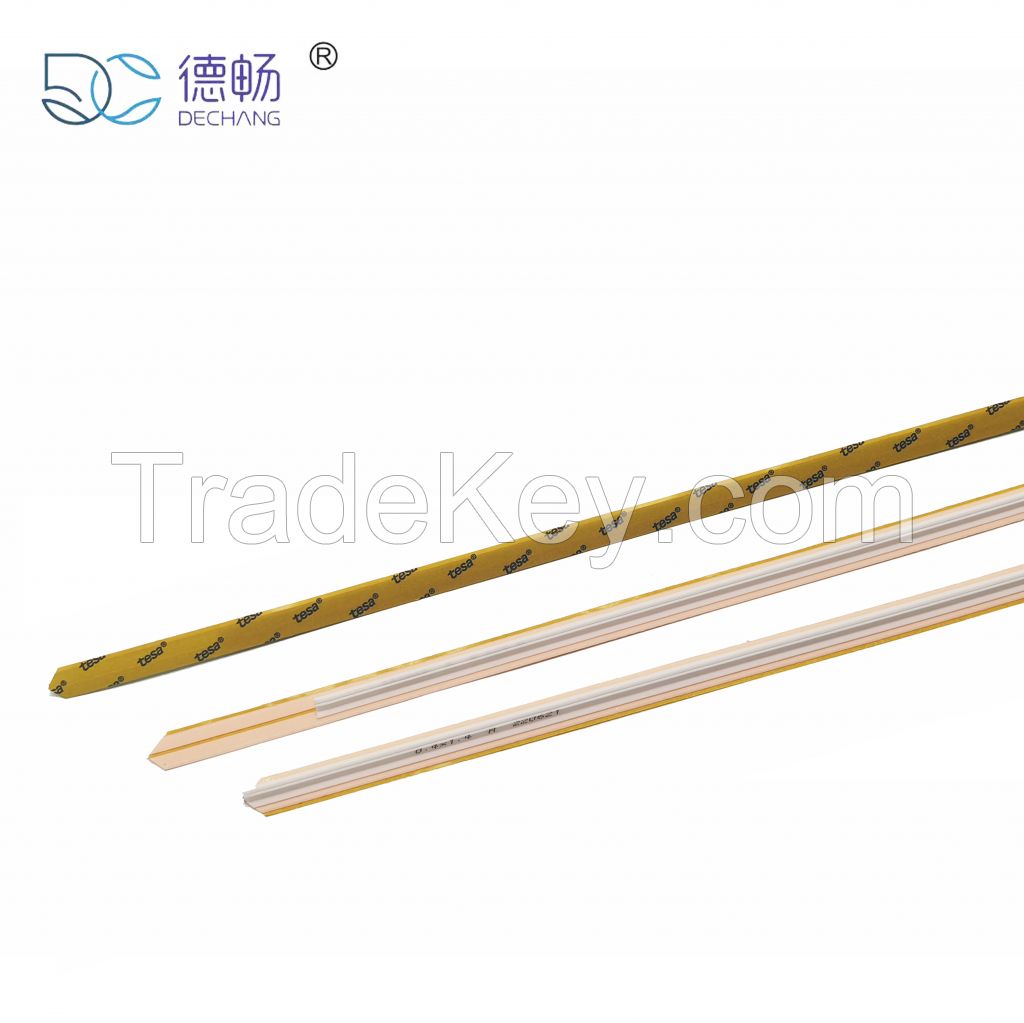 Plastic Reverse Creasing Matrix For Die Cutting Adhesive PVC Based