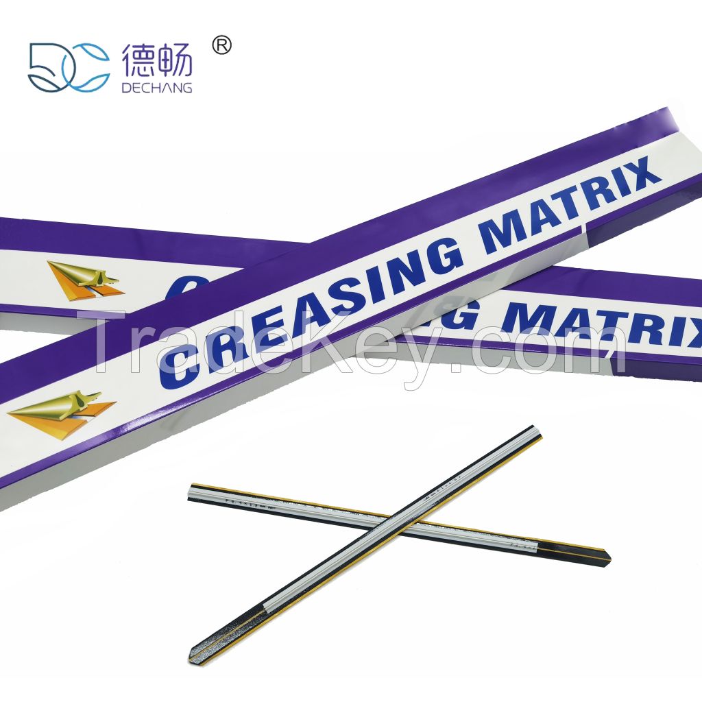 Long Die Cutting Matrix 0.3mm   1.4mm For Making Packaging White Color