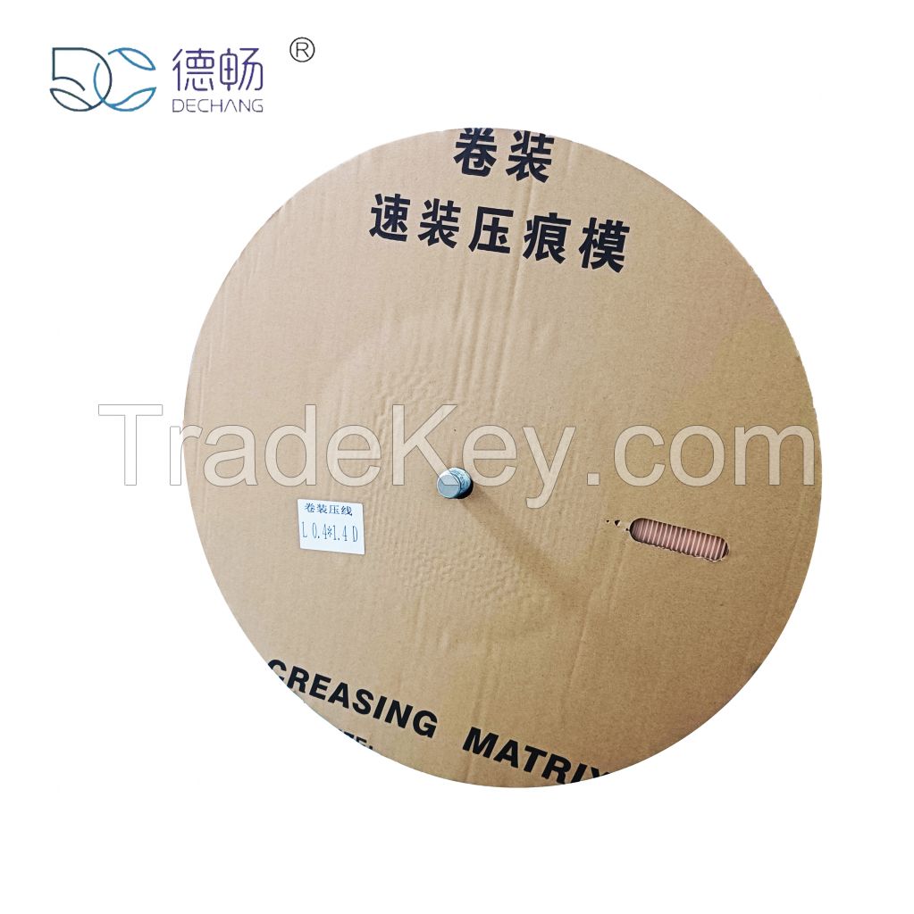 High Quality PVC roll IndentationCreasing Rule Indentation Line Matrix Line Matrix
