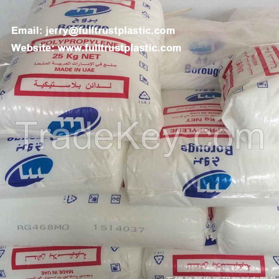 PP granules Borouge PP HC205TF pellets PP raw materials for high transparency containers