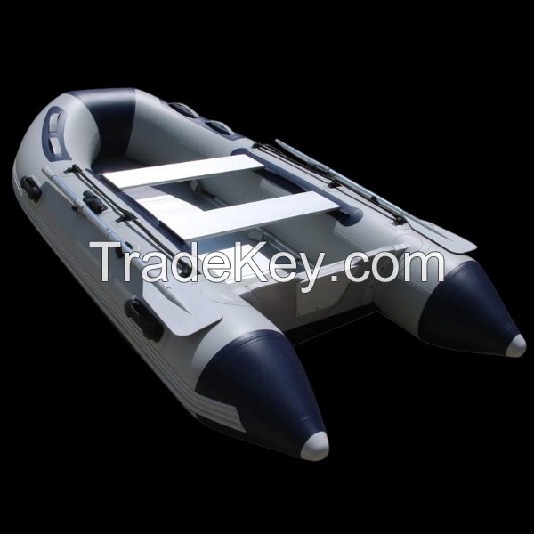 14ft Aluminum Floor PVC inflatable Transom Boat