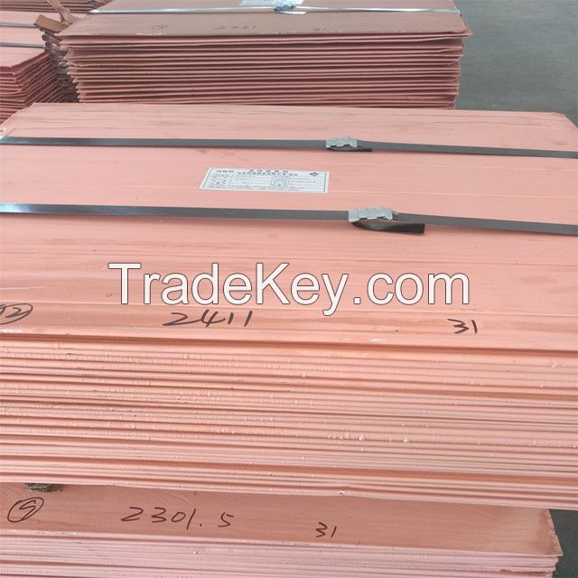 2024 Ready To Supply Manufacturers Sell Copper Cathode 99.99% High-grade Electrolytic Copper Plate