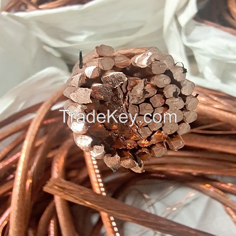 Warehouse Stock For Copper Scrap Red Copper Wire Scarp Min 99.9% 99.95% Copper Wire For All Kinds Of Industry