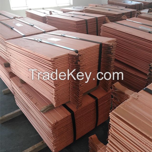Ready To Supply Manufacturers Sell Copper Cathode 99.99% High-grade Electrolytic Copper Plate