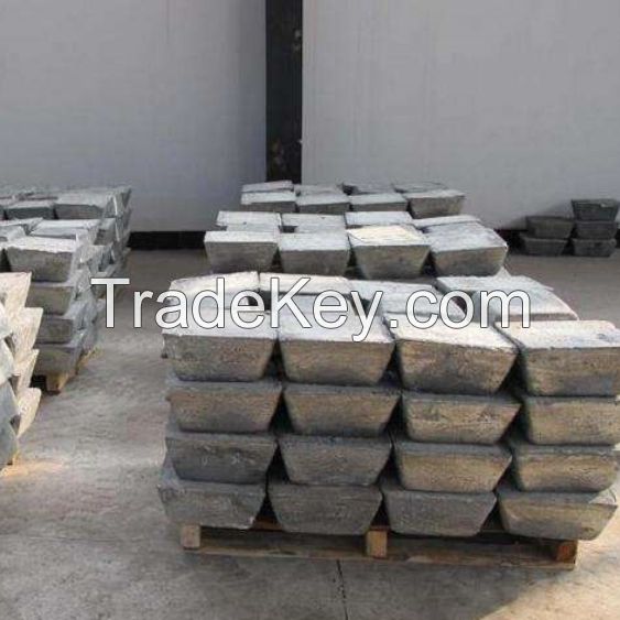 Factory Supply Pure Antimony Ingot 99.9% Metal Ingot Material Non-alloy Antimony