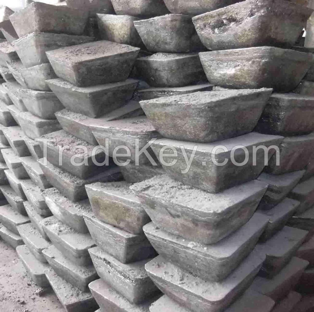 Factory Supply Pure Antimony Ingot 99.9% Metal Ingot Material Non-alloy Antimony