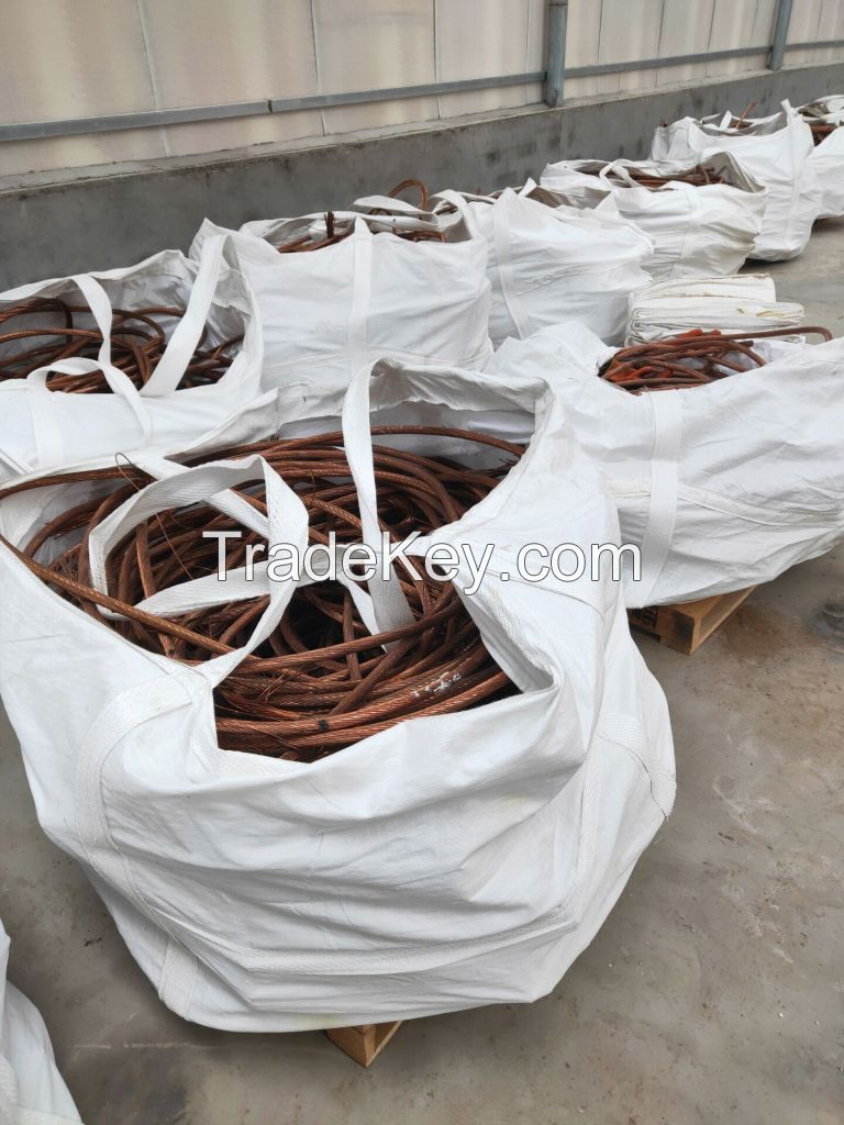 High Quality 99.99% Pure Copper Wire Scrap Red Yellow Copper Industrial Waste Copper Wire Ex-Factory Price Sale