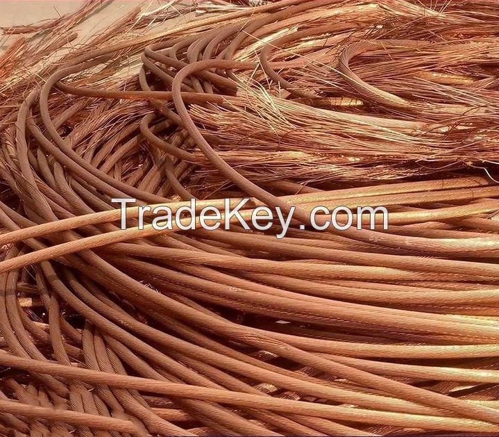 Warehouse For Scrap Of Red Copper Wire Scarp Min 99.99% Yellow Copper Wire for Large Stock