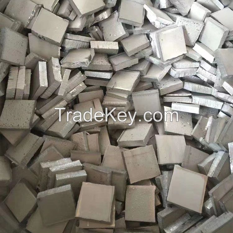 Supplier Pure 99.95% 99.98% Cathode Cobalt Sheet Silver Gray Cobalt Plate Block Raw Metal Plate Cobalt Particles