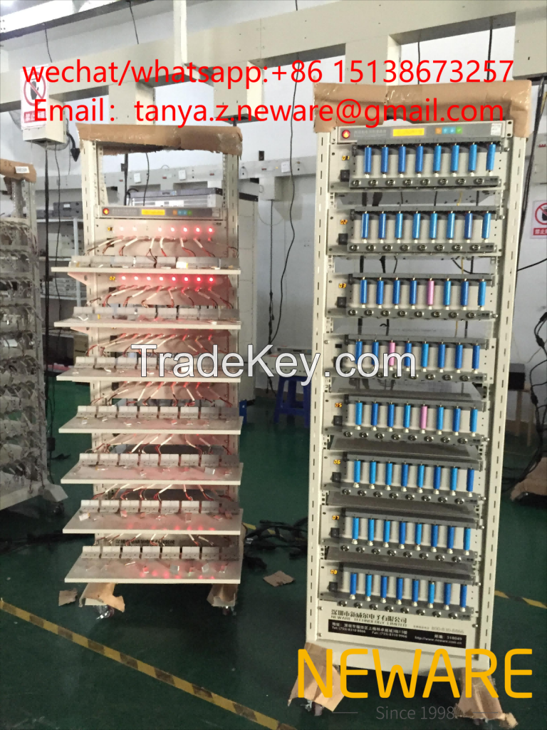 Cylindrical battery capacity tester