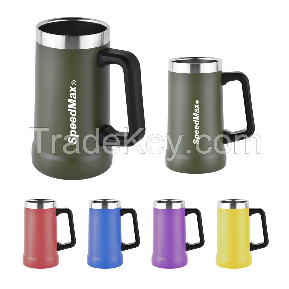 24oz Stainless Steel Beer Mug Double-wall vacuum insulated