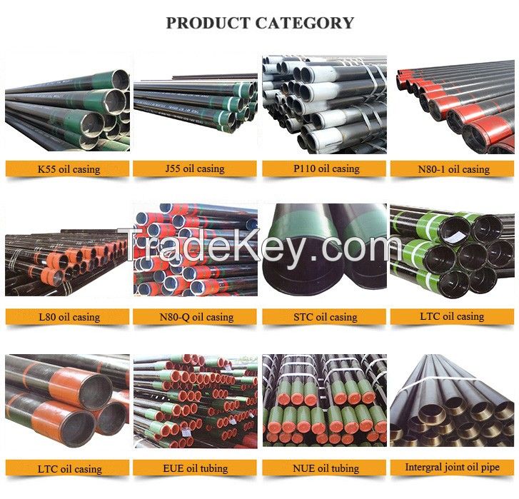 Seamless API 5CT Oilfield Casing Pipes/Carbon Seamless Steel Oil Well Drilling Tubing Pipe
