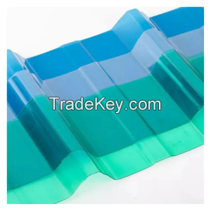 polycarbonate corrugated solid sheet/greenhouse wave solid plate/1mm 2mm 3mm corraguted wave sheet
