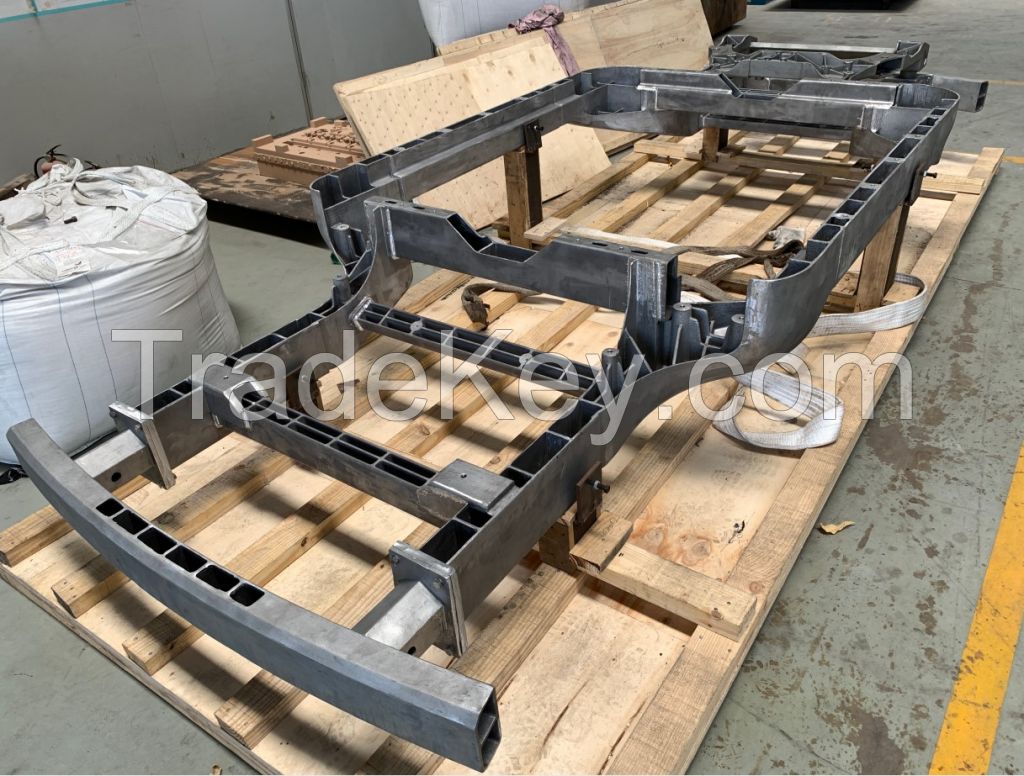 AIntegrated cast frame chassis Customized High-Precision Casting Metal Part with 3D Printing Sand Mold