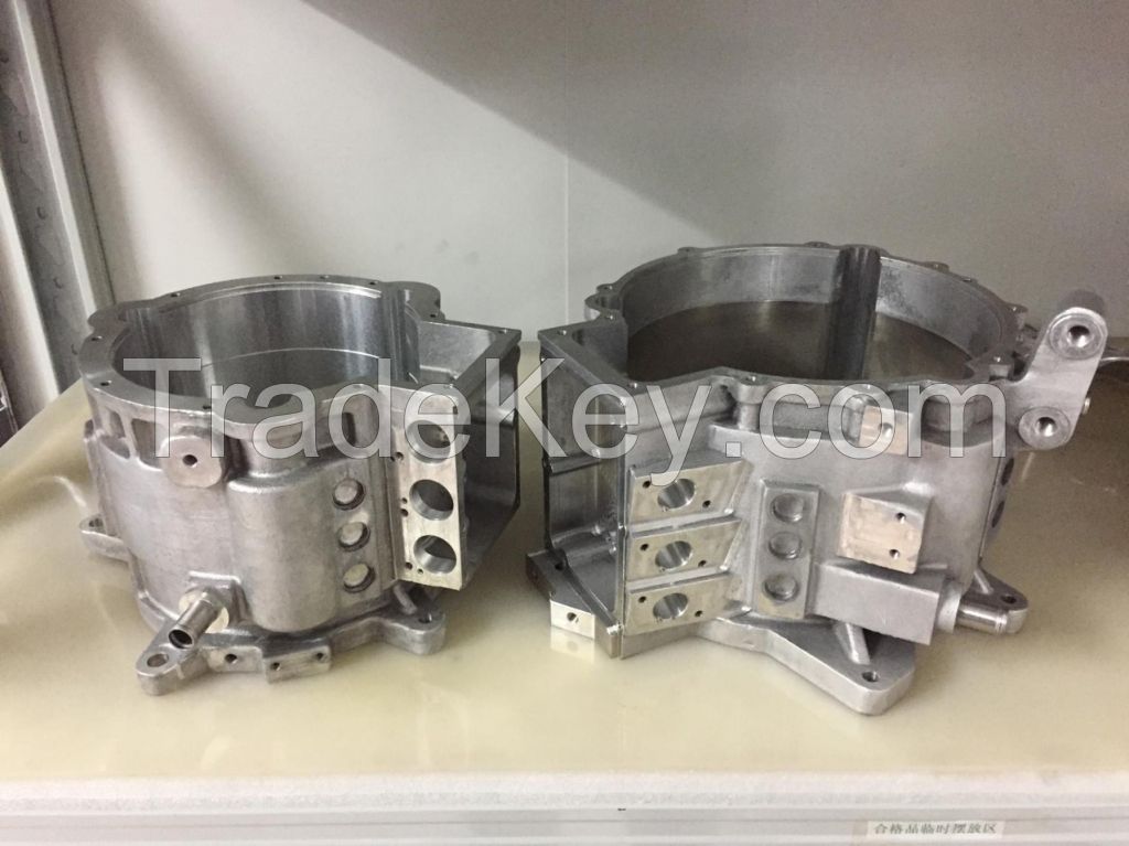 Water cooled motor housing High-Precision aluminum Casting Metal Part with 3D Printing Sand Mold