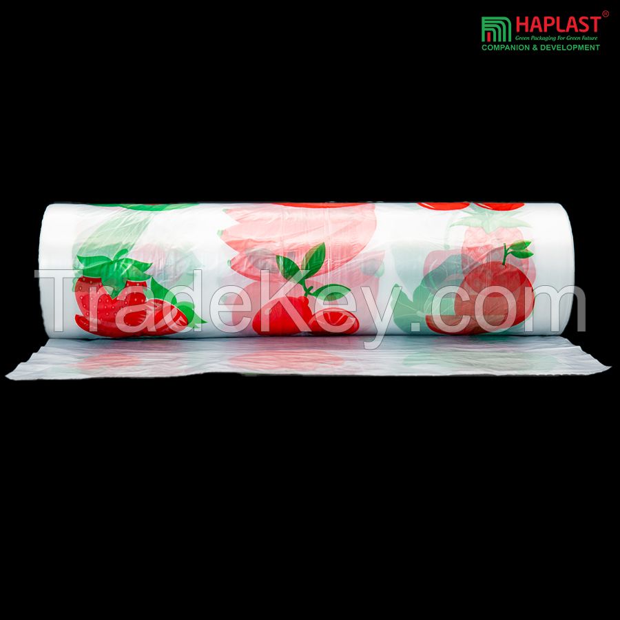 FLAT BAG ON ROLL FOR FOOD STORAGE