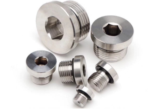 Hollow Hex Hydraulic Plugs High Quality Stainless Steel Oil Silver Hexagon Male Plug Steel Female 1/2'' Npt Suppliers Casting