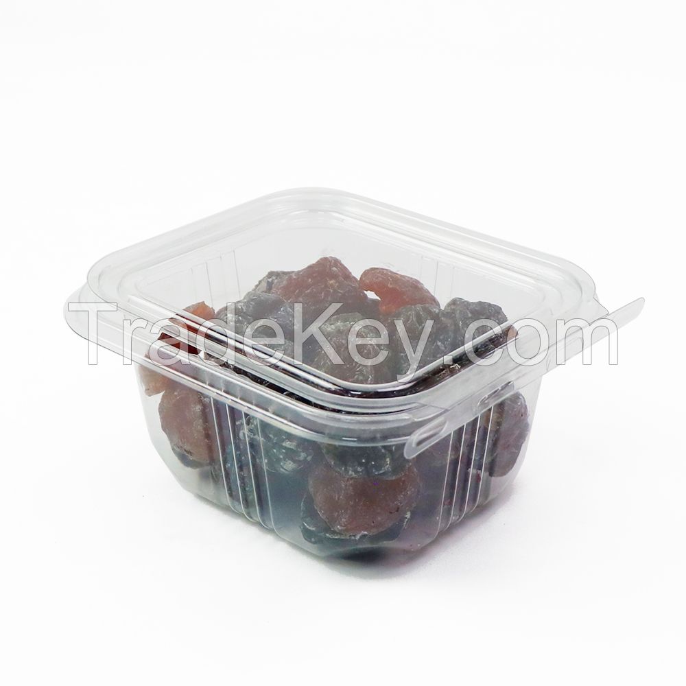 8 12 16 20 24 32 35 48 64Oz Rpet/Pet Food Fruit Container Plastic Hinged Clamshell Food Container Tamper Evident Food Containers