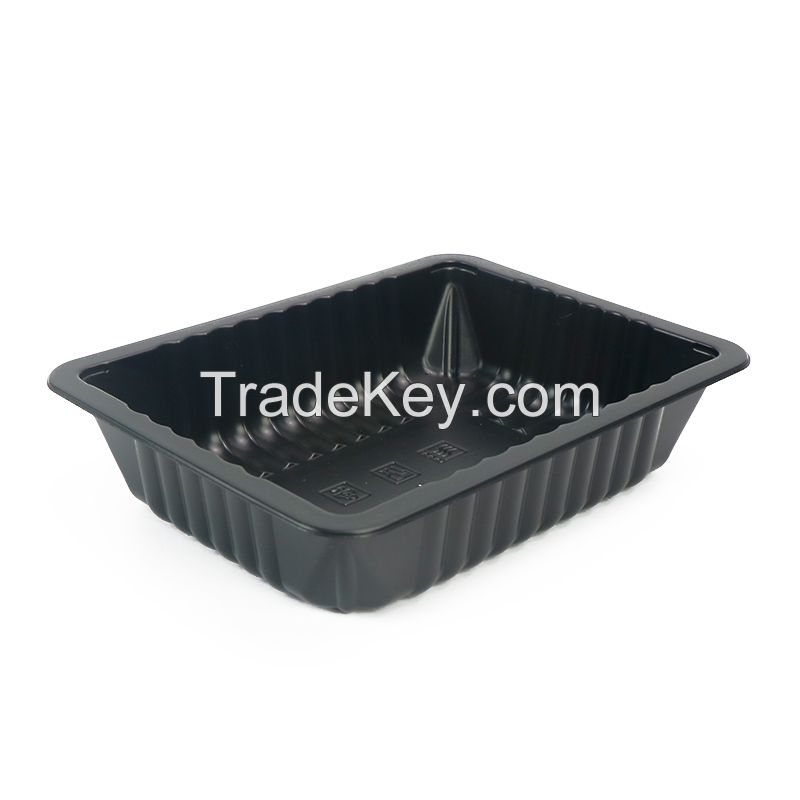 Evoh Pp Food Sealing Disposal Cheap Clear Plastic Plates Display Trays For Food Microwave Plastic Frozen Food Meat Packing Tray