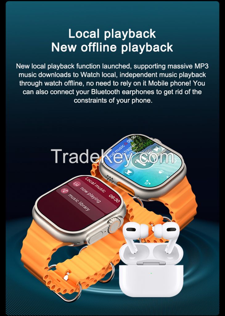 HK9 Pro Smartwatch 1.92 Inch reloj inteligente Smart Watch