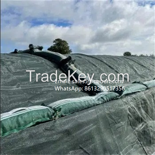200GSM 220GSM 240GSM Wholesale 20*20 Mesh HDPE Silage Silo Net Protection Covers