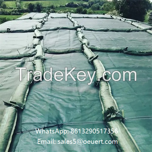 Silage cover Silo bag HDPE gravel bag silage protection 200 220gsm