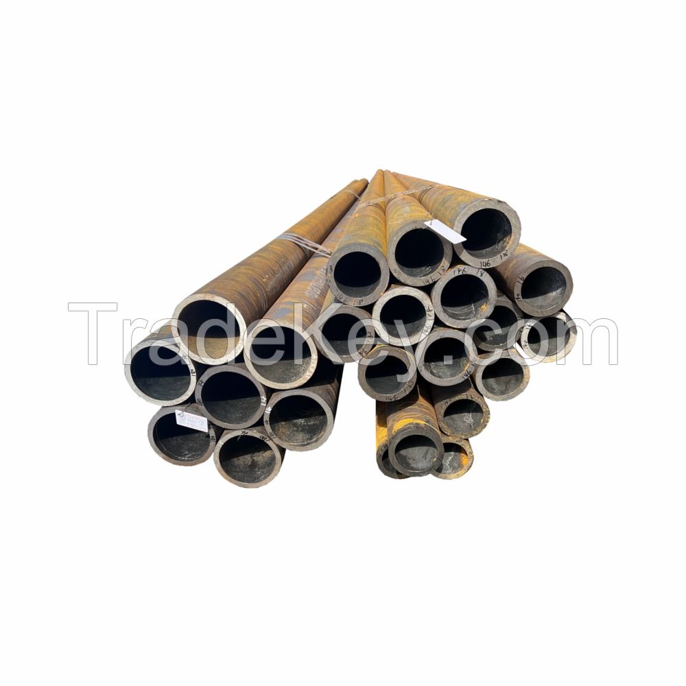 Carbon Hot Rolled seamless steel pipe hollow bar fabrication manufacturer price
