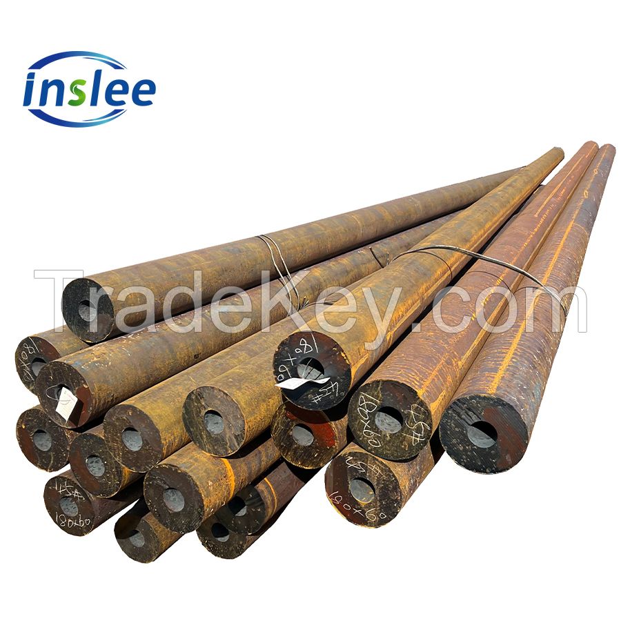 hollow bar steel thick wall seamless steel pipe tube hollow bar Q+T