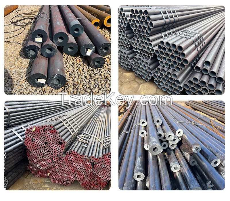 Q345B thick wall hollow bar hot rolled seamless steel pipe seamless tube price