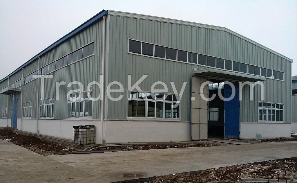 Prefabricated Steel structure building for workshop warehouse poultry