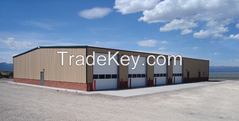 Prefabricated Steel structure building for workshop warehouse poultry