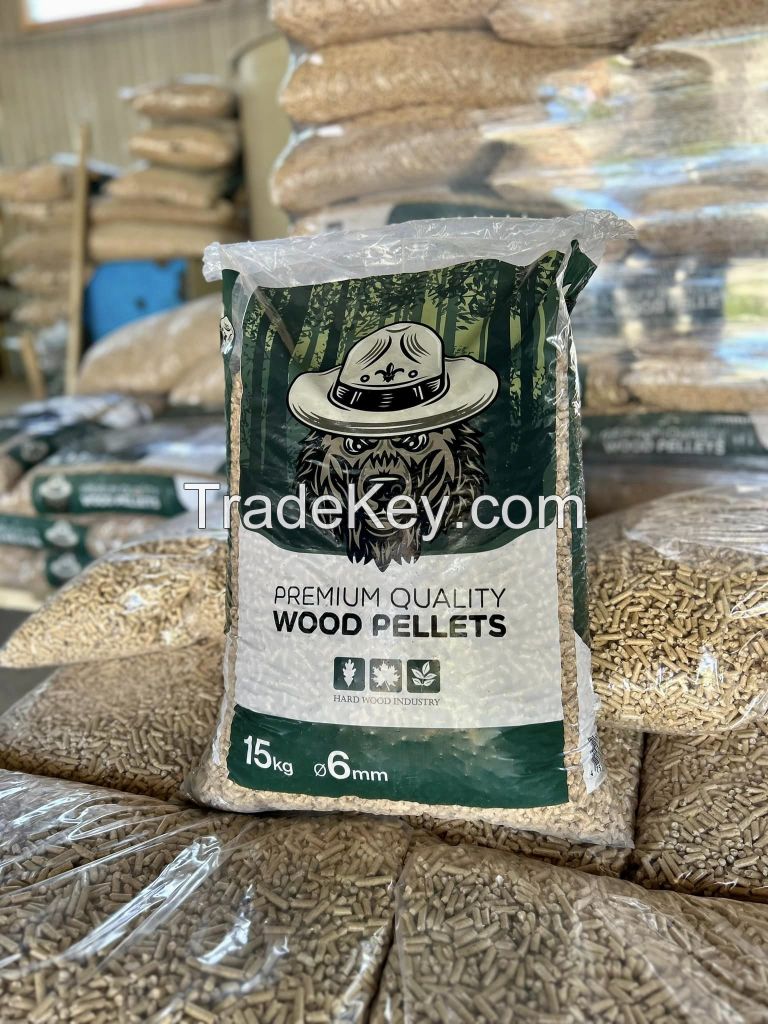 Premium Wood Pellets EN Plus A1, 6mm and 8mm