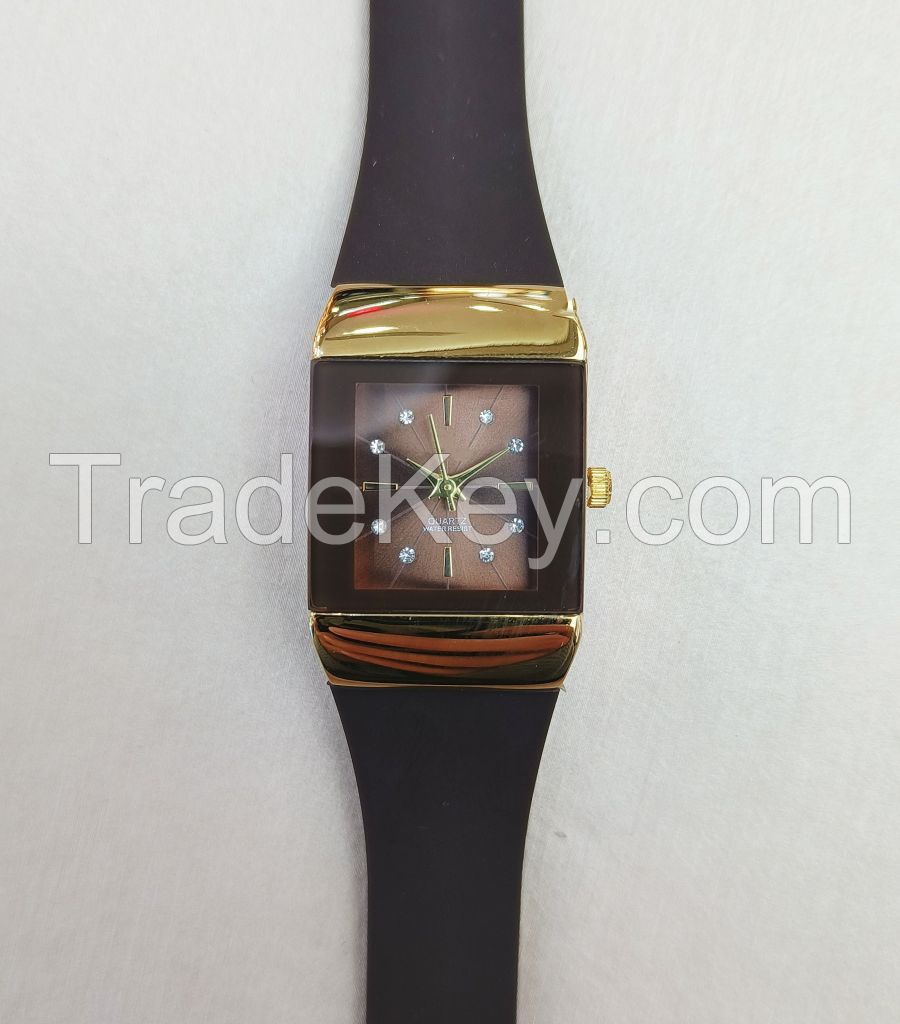 alloy silicon  jelly watch for lady man